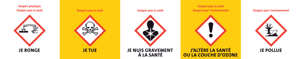 pictogramme de danger sur les huiles essentielles